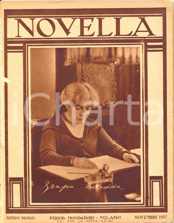 1927 NOVELLA RIVISTA LETTERARIA C. Giorgieri CONTRI lastrico e tappeto MONDADORI