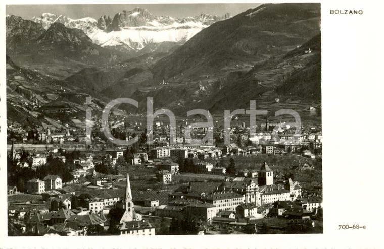 1941 ca BOLZANO Panorama generale - DOLOMITI *Cartolina postale FP NV