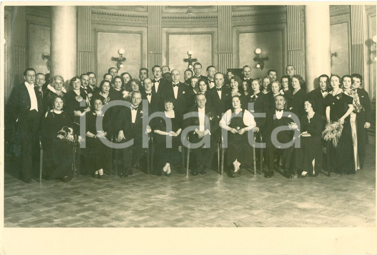 1935 WIEN Hotel Metropole - Cerimonia RAS Josef POSSELT *Foto di gruppo 24x16 cm