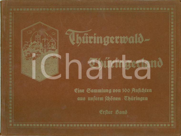 1925 TURINGIA Libro fotografico con 50 tavole I VOLUME