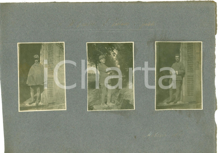 1919 MILANO Ufficiali 82° Reggimento Fanteria *Lotto 3 fotografie 5 x 8 cm