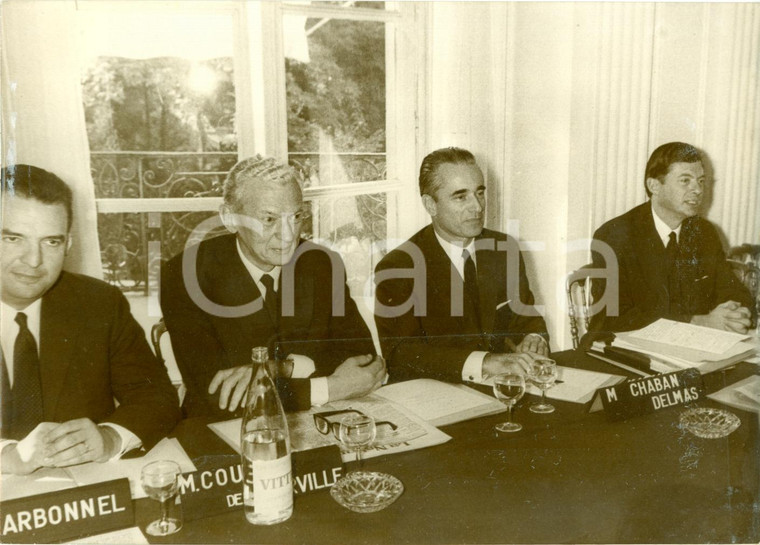1969 PARIS Jacques CHABAN-DELMAS réunion général UDR *Fotografia