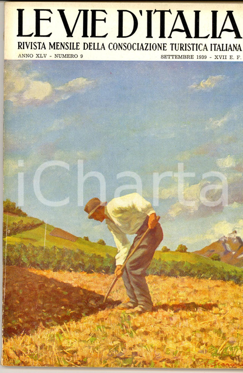 1939 LE VIE D'ITALIA TCI Rinascita di Rodi *Rivista anno XLV n. 9