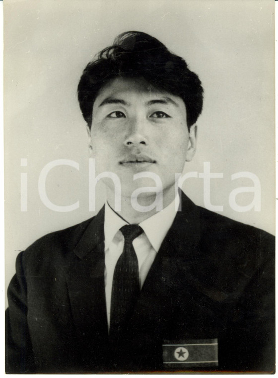 1968 COREA DEL NORD Nazionale calcio Ritratto Kang BONG CHIL mediano *FOTOGRAFIA