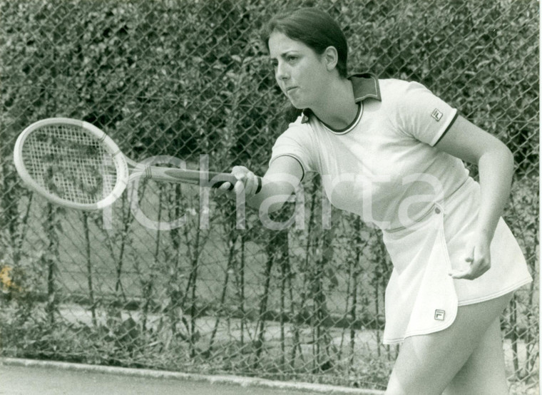 1980 ca TENNIS Antonella ROSA durante allenamenti *Fotografia