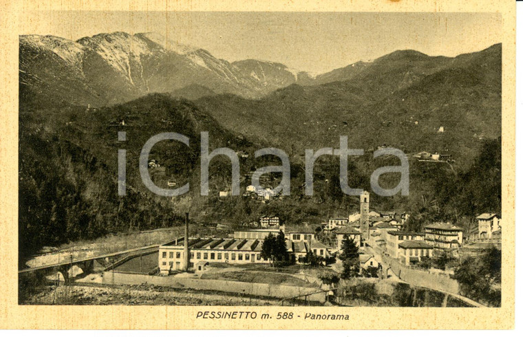 1930 ca PESSINETTO (TO) Scorcio Panoramico *Cartolina FP NV
