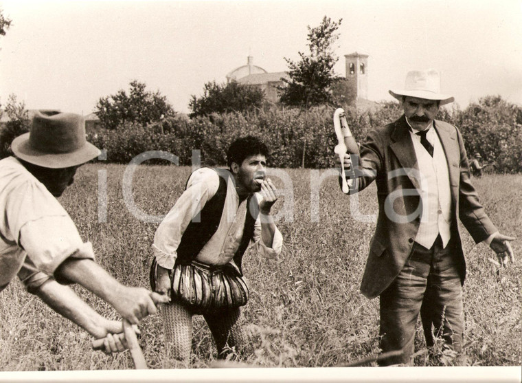 1976 NOVECENTO Burt LANCASTER Giacomo RIZZO Foto di scena BERNARDO BERTOLUCCI