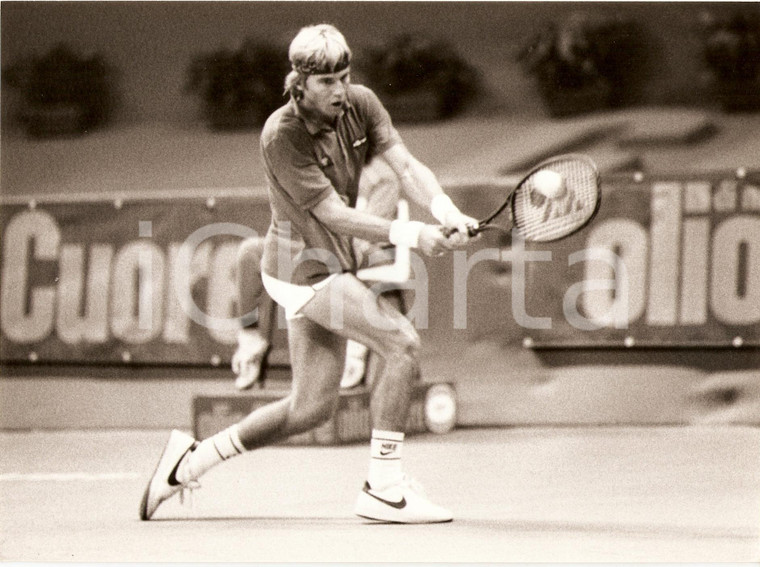 1982 MILANO Cuore Tennis Cup Vincent VAN PATTEN match Sponsor NIKE *Fotografia