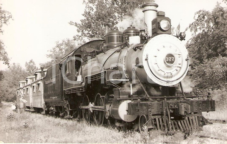 1960 ca OHIO (USA) Toledo LAKE EIRE Western Railway Locomotiva 377 *ANIMATA