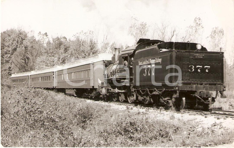 1960 ca OHIO (USA) Toledo LAKE EIRE Western Railway Locomotiva 377 *Cartolina FP