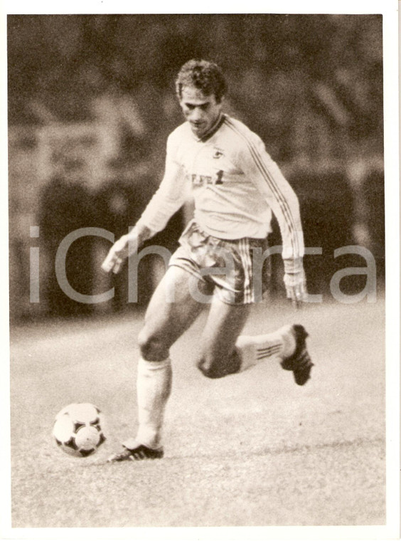 1980 circa JUGOSLAVIA Calcio Vahid HALILHODZIC durante partita *Fotografia