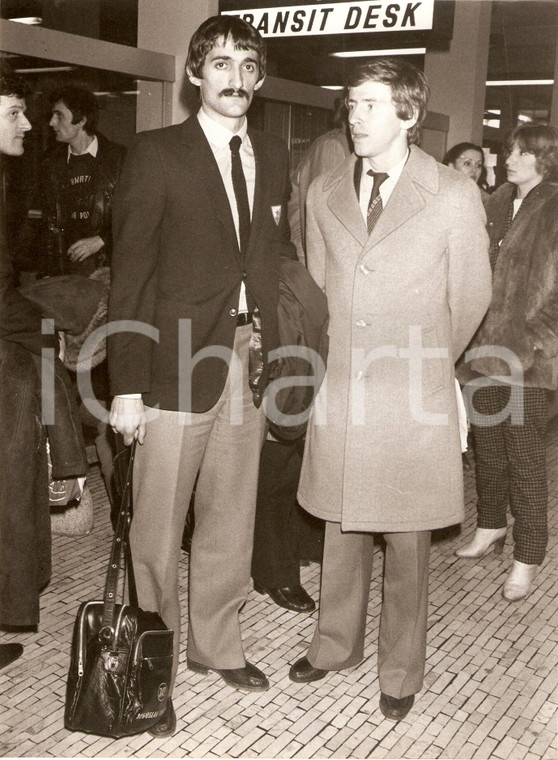 1970 ca JUGOSLAVIA Calcio STELLA ROSSA Zdravko BOROVNICA Vladimir PETROVIC *Foto