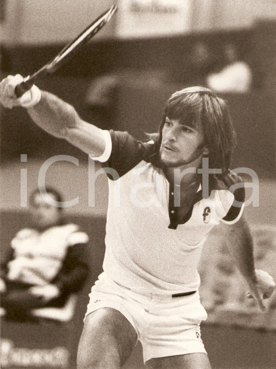 1980 circa SUDAFRICA Tennis Johan KRIEK durante un match *Fotografia
