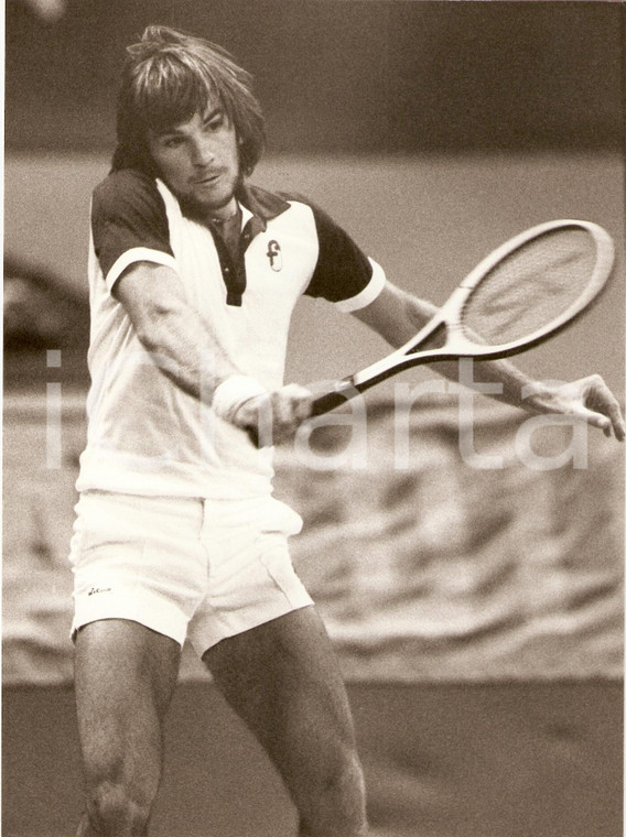 1980 circa SUDAFRICA Tennis Rovescio di Johan KRIEK durante incontro *Fotografia