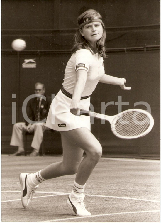 1981 WIMBLEDON Tennis Hana MANDLIKOVA match vs Corinne VANIER *Fotografia