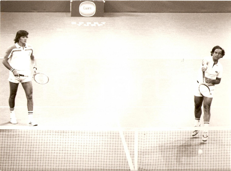 1982 MILANO Cuore Tennis Cup Adriano PANATTA Paolo BERTOLUCCI *Fotografia