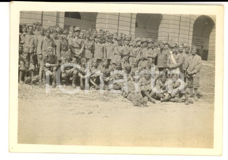 1937 CASALE MONFERRATO (AL) Soldati Caserma CARLO ALBERTO ten. MANFREDONI *Foto