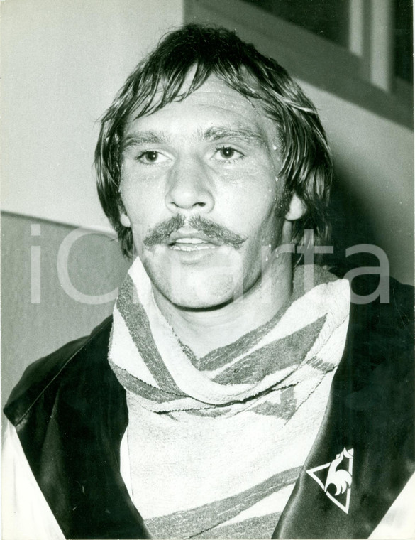 1980 ca BOXE Ritratto pugile Jean-Claude BOUTTIER *Fotografia