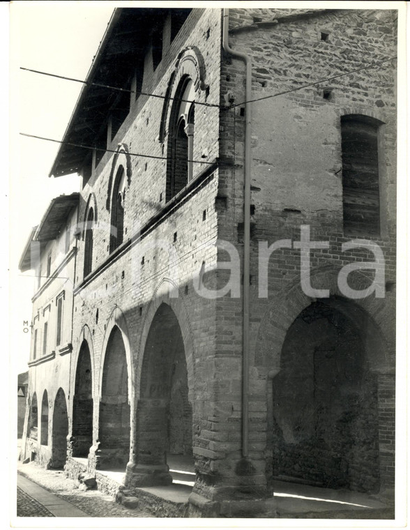 1970 VAL DI SUSA AVIGLIANA (TO) Prospettiva di Casa SENORE (sec. XIV) *Foto HAUS