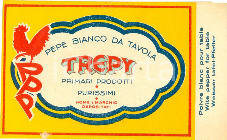 1935 ca MOGLIANO VENETO (TV) Pepe bianco TREPY Edgardo PESARO Bustina vuota