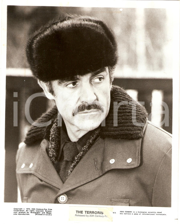 1974 RANSOM Sean CONNERY Norwegian security chief Movie by Caspar WREDE *Photo