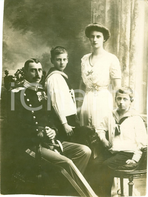 1910 ca COPENHAGEN (DANIMARCA) Re Cristiano X Alessandrina MECLEMBURGO *Foto