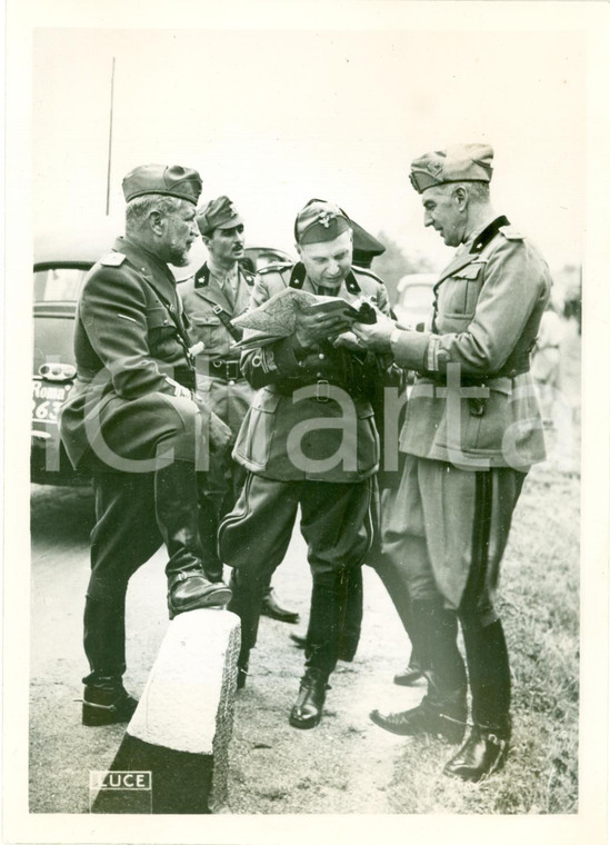 1939 PIEMONTE Paolo THAON DI REVEL Attilio TERUZZI grandi manovre Valle del PO