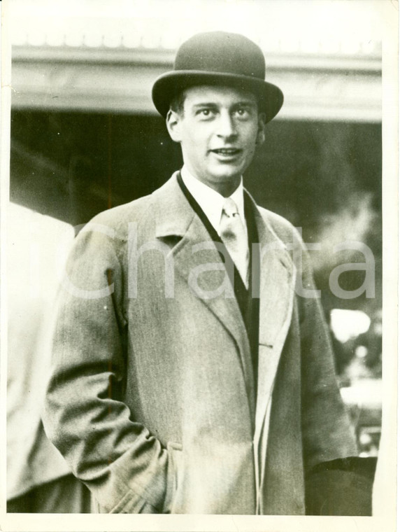 1931 LOS ANGELES (USA) Principe Luigi Ferdinando di PRUSSIA in incognito *FOTO