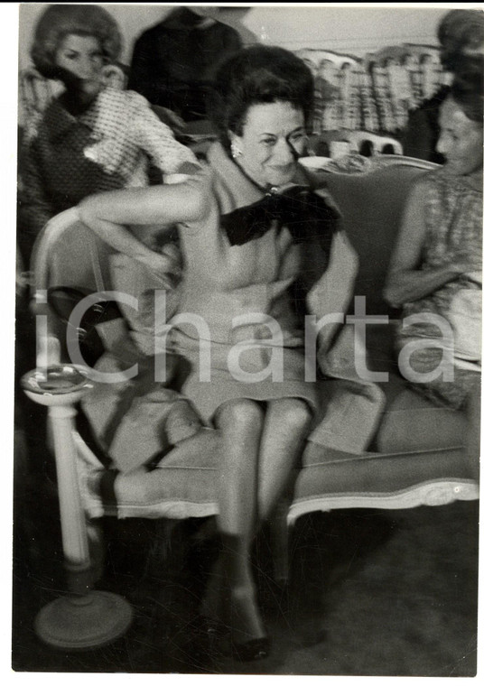 1960 ca PARIS Wallis SIMPSON partecipa a un evento culturale *Foto 18x24