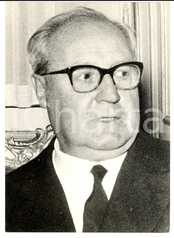 1967 ROMA Ritratto Giuseppe SARAGAT presidente della Repubblica *Fotografia