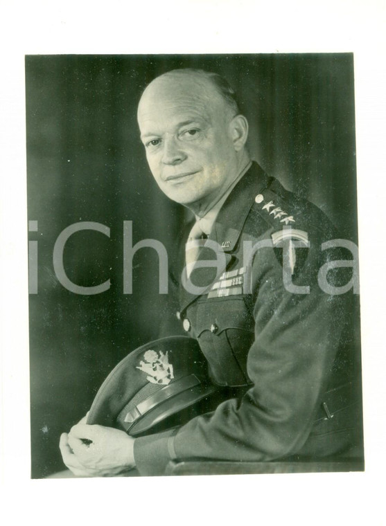 1955 ca USA Ritratto del Generale Dwight EISENHOWER *Fotografia