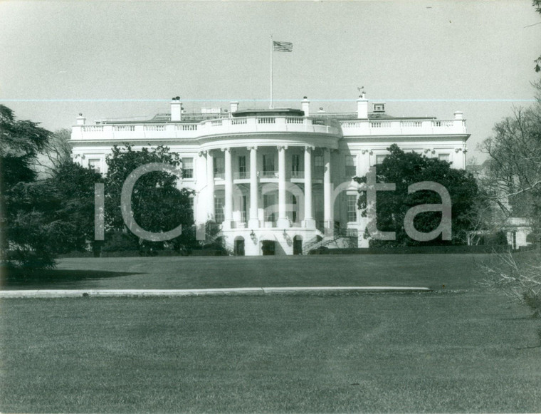 1980 WASHINGTON (USA) Facciata della Casa Bianca *Vera fotografia