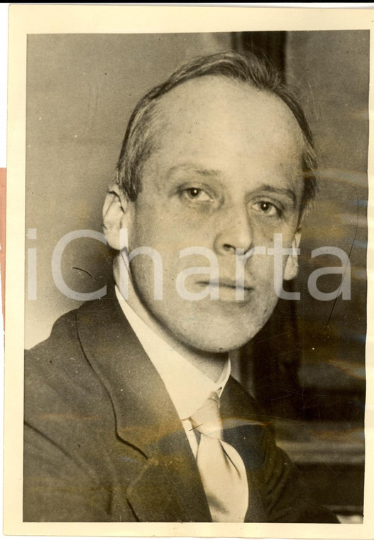 1928 NEW YORK (USA) Norman THOMAS nuovo presidente Partito Socialista *Foto