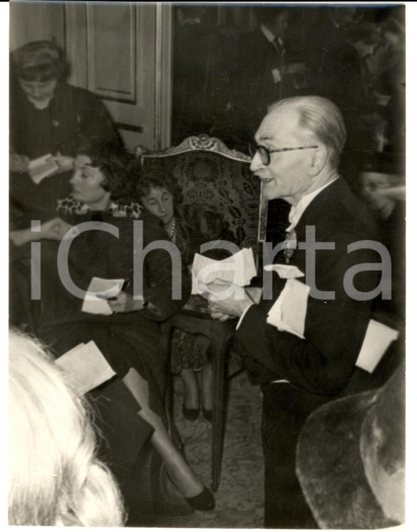 1960 PARIS Prince LOBKOWICZ au mariage de son fils avec Françoise BOURBON-PARME