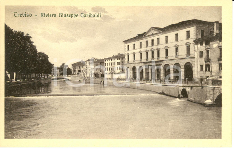 1930 ca TREVISO Riviera Giuseppe GARIBALDI Cartolina FP NV