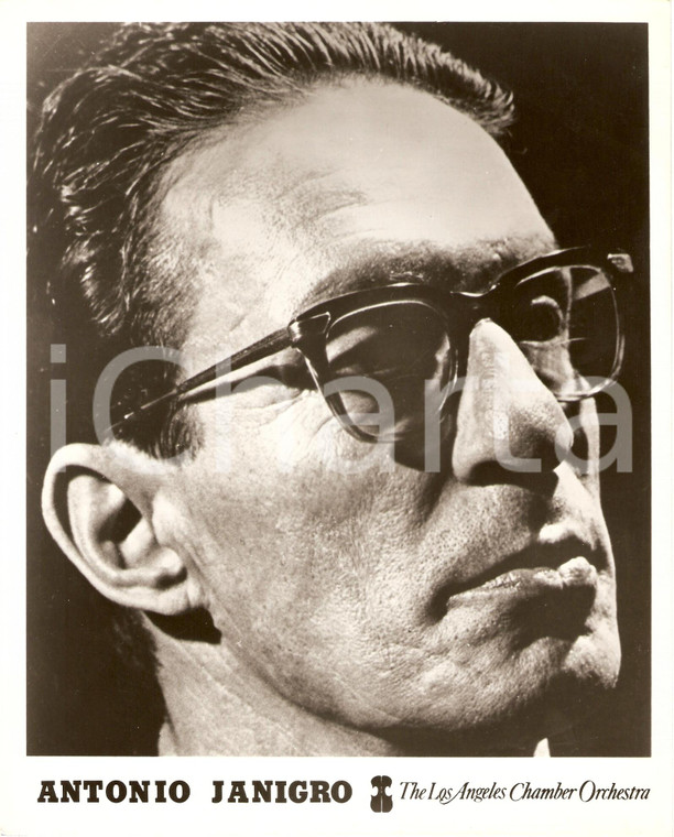 1960 ca LOS ANGELES Chamber Orchestra Conductor Antonio JANIGRO Portrait *Photo