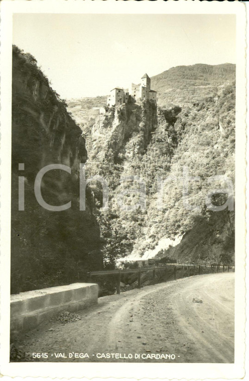 1945 ca CORNEDO ALL'ISARCO (BZ) Castello di CARDANO in Val D'EGA Cartolina FP NV