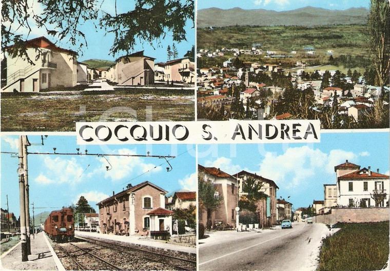 1966 COCQUIO TREVISAGO (VA) Frazione SANT'ANDREA Vedutine *Cartolina FG VG