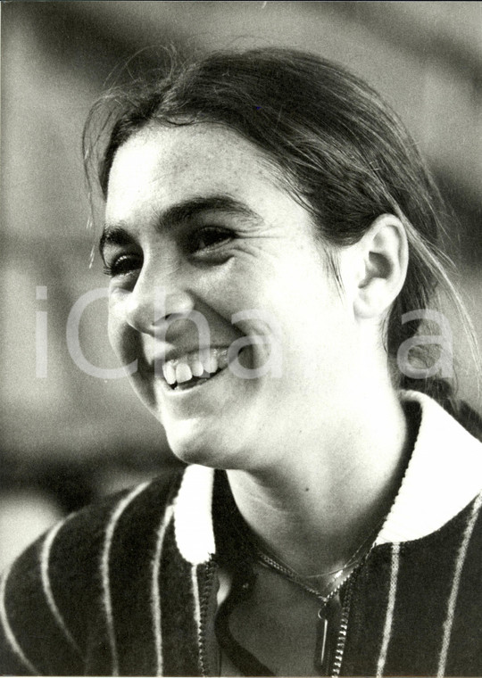 1985 ca TENNIS Sabina SIMMONDS ritratto primo piano *Fotografia 23 x 30 cm