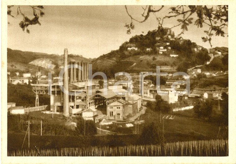 1945 ca OZZANO MONFERRATO (AL) Veduta LAVELLO con castello sullo sfondo *FG NV