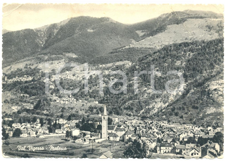 1951 MALESCO (VB) Chiesa dei SANTI PIETRO E PAOLO in Val VIGEZZO *FG VG
