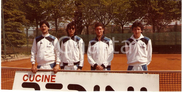 1990 ca PESARO Tennis Ugo BIANCHINI Luca e Andrea GASPARINI Cucine PEDINI *Foto