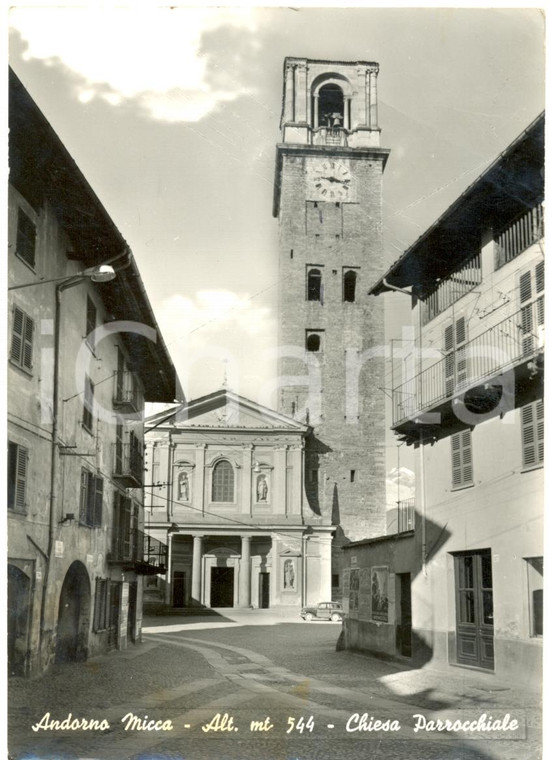 1969 ANDORNO MICCA (BI) Chiesa parrocchiale SAN LORENZO *Cartolina FG VG
