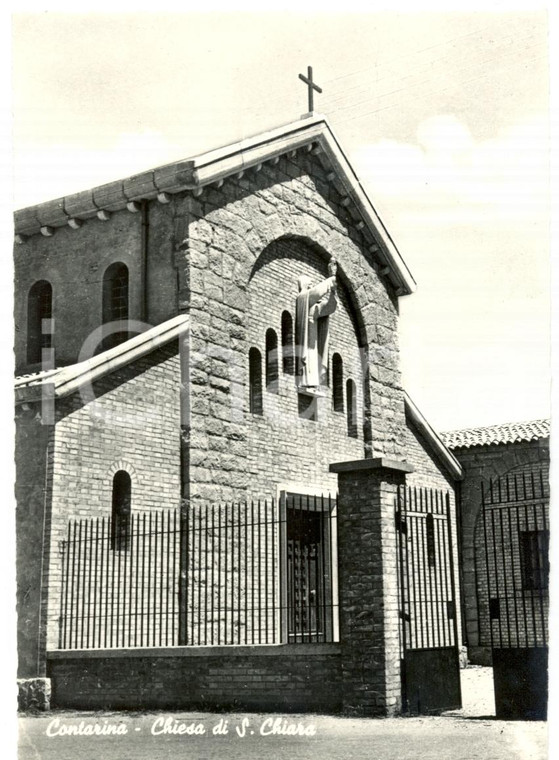 1950 ca PORTO VIRO (RO) Facciata Chiesa di SANTA CHIARA località CONTARINA FG NV