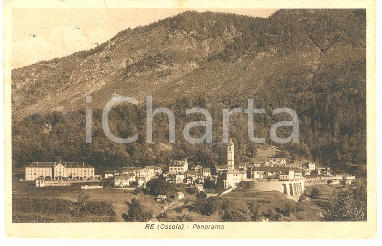 1930 ca RE (VB) Veduta panoramica *Cartolina postale FP VG