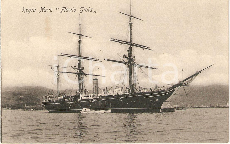 1930 ca MARINA MILITARE Regia nave Flavio GIOIA Incrociatore *Cartolina FP NV