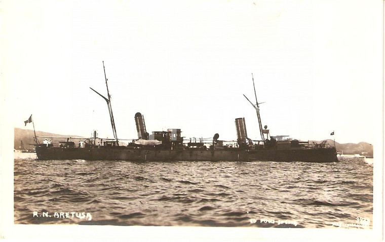 1920 ca MARINA MILITARE Regia nave ARETUSA Torpediniere *Cartolina FP NV