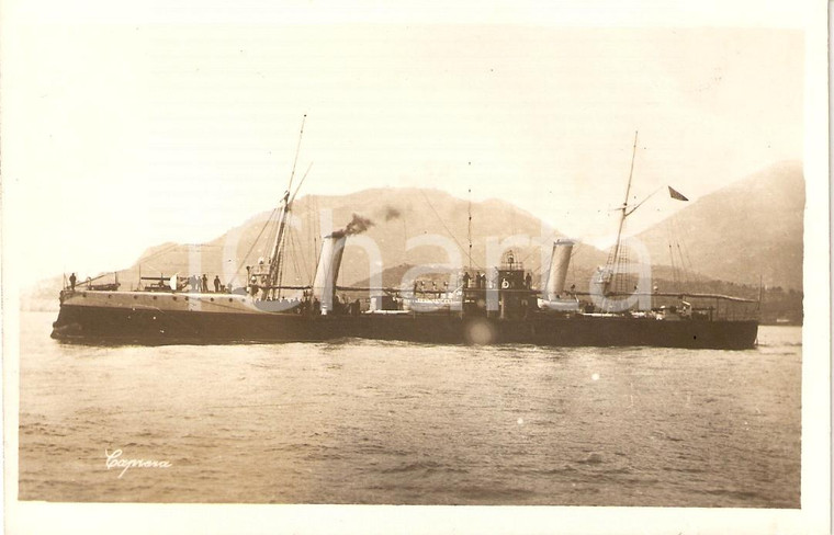 1930 ca MARINA MILITARE Regia nave CAPRERA Cartolina FP NV