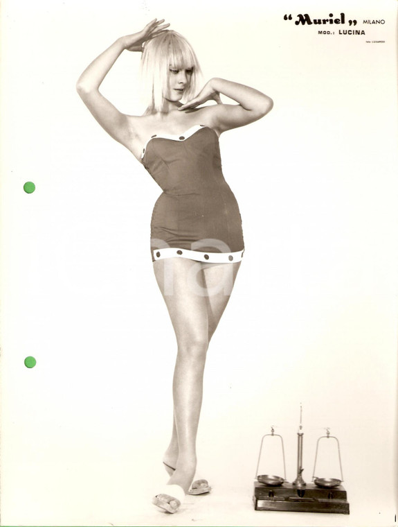 1960 ca MILANO MODA Costumi da bagno MURIEL Modello Lucina VINTAGE *Fotografia