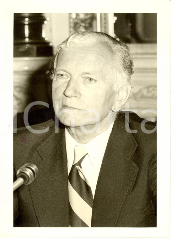 1975 ca PARIS Aimé PAQUET Mediatore della Repubblica *Foto JUNGMANN